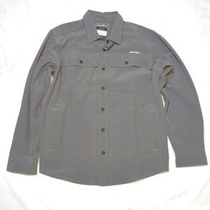 Eddie Bauer Men's LS Swift Myth Thermal Shirt Large Gray NWT